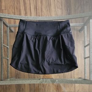 Athleta Black Run With It Skort